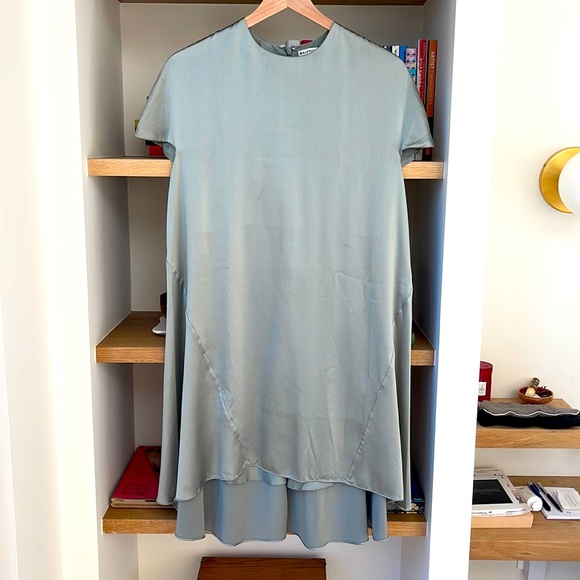 Balenciaga Asymmetric 100% Silk Dress - Picture 4 of 7